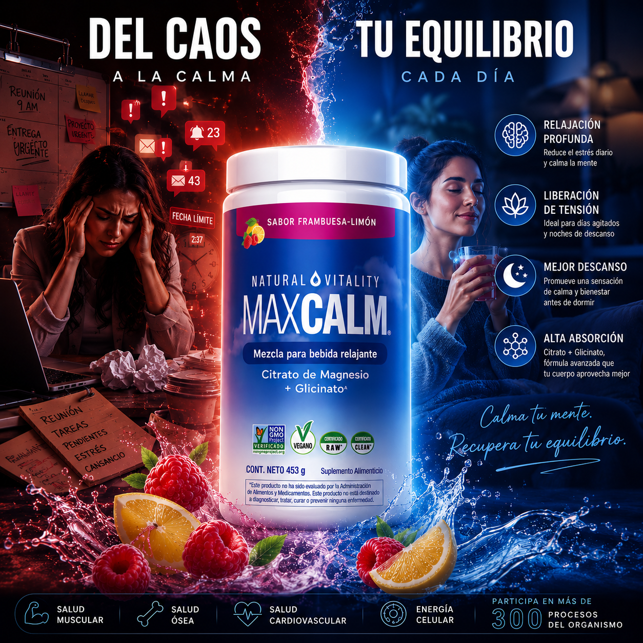 Max Calm: Calma Tu Mente Y Recarga Tu Cuerpo